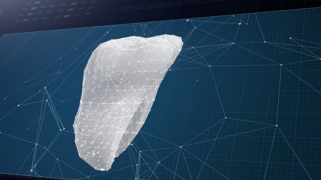 드 디스플레이 모니터 3d, 치아 디지털 3d 애니메이션, 디지털 치과의사 소프트웨어 또는 응용 프로그램