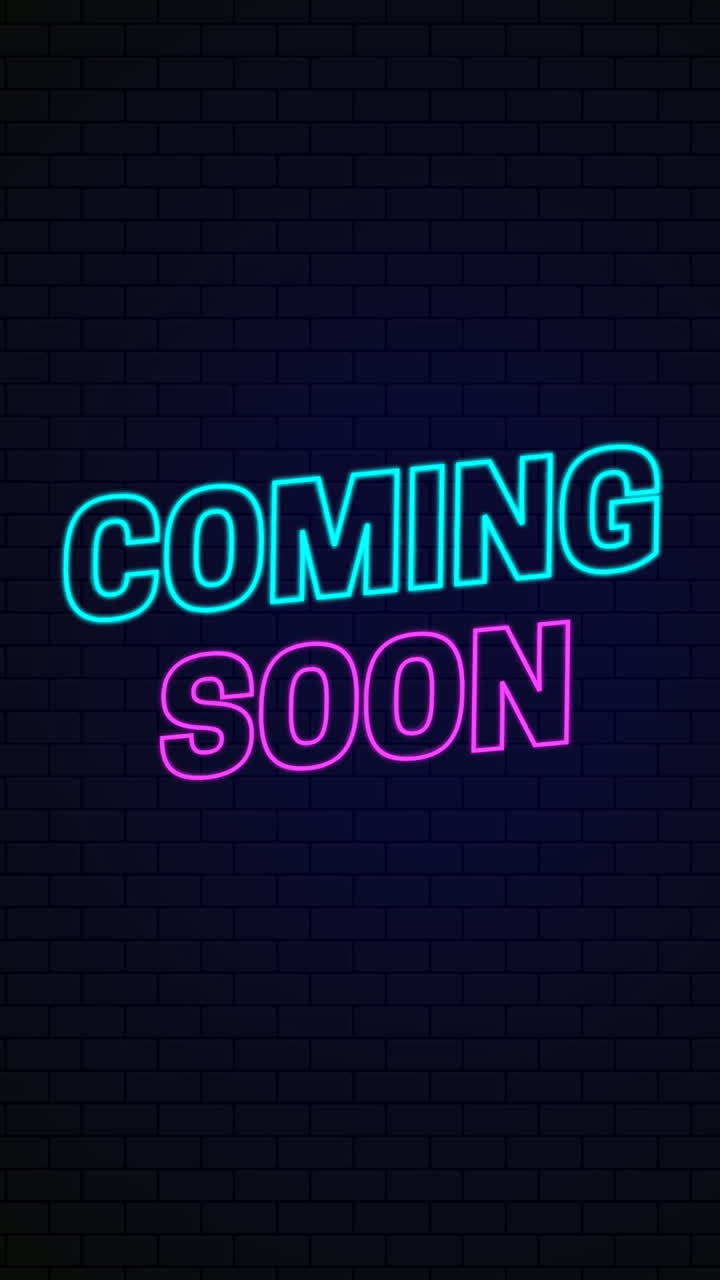 Motion Graphic of Creative neon teaser background