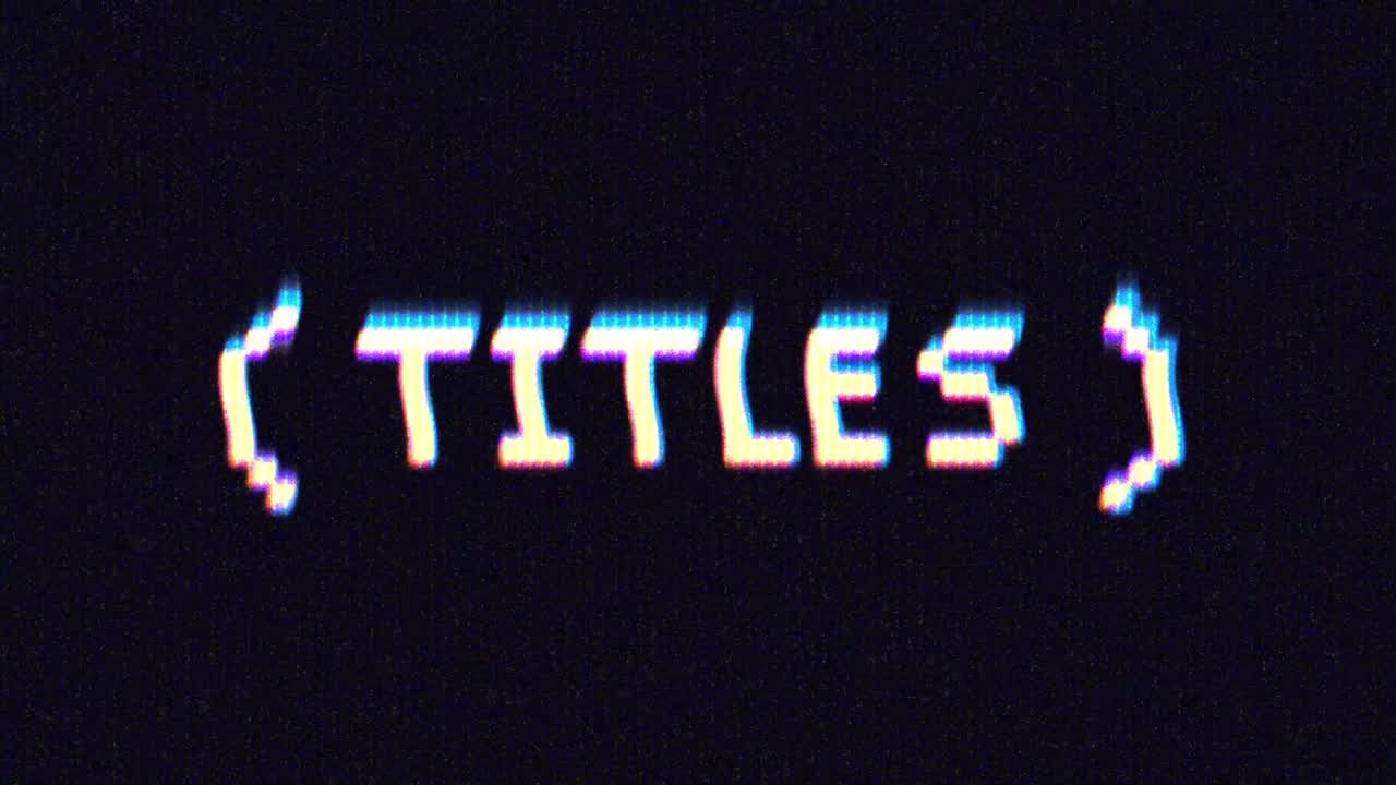 Text with Glitch Effects