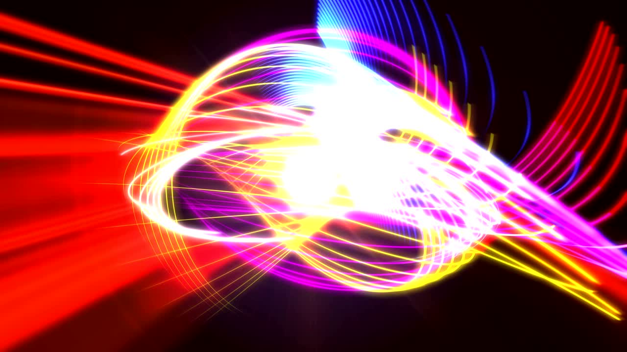 4k trazos de luz abstractos y coloridos