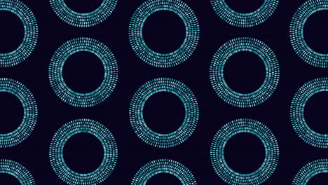 Abstract-colorful-circles-geometric-pattern-in-rows