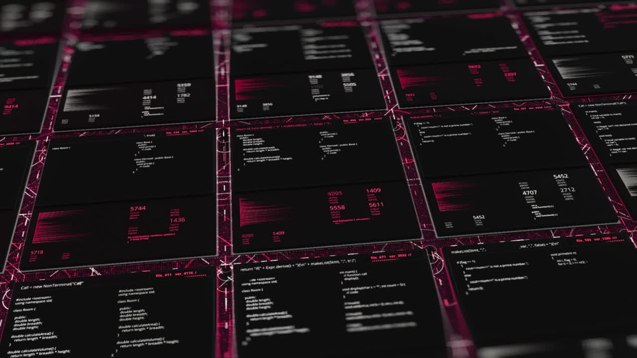 interfaz de código de computadora abstracta