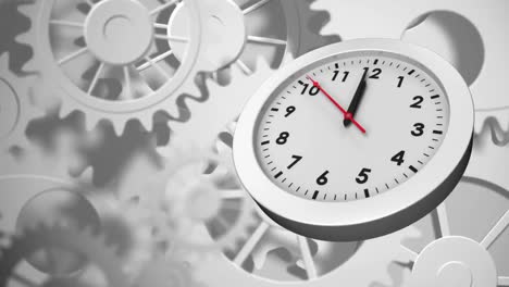 engranajes y reloj