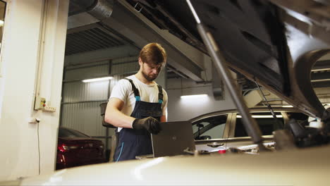 car repair in a garage