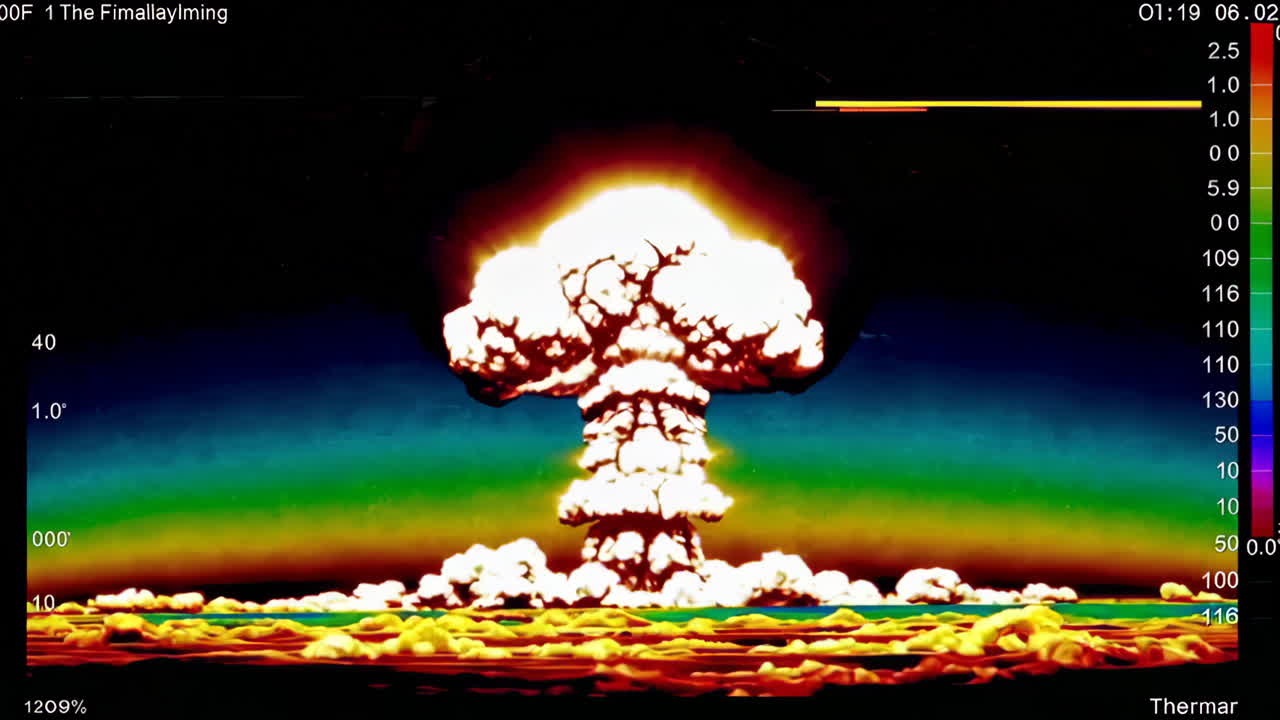 Thermal Image of a Nuclear Explosion