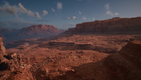 Aerial-view-of-red-rock-canyon