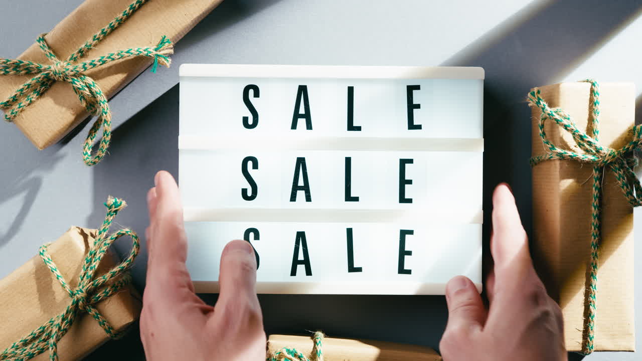 Sale written about discounts among Christmas gifts made during Black Friday