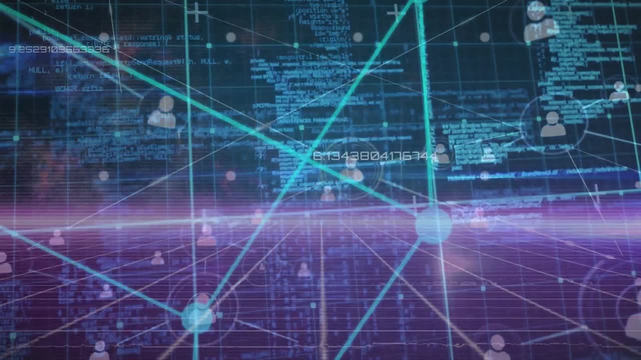 연결 네트워크의 애니메이션과 데이터 처리