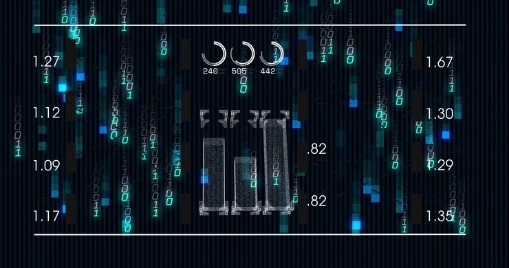 Ring indicators cycling and binary stream initiating prism morphing into towers for tech analytics