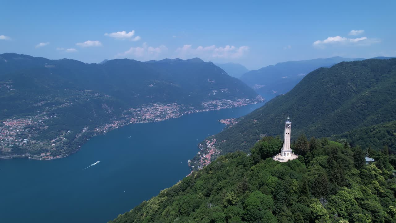 faro faro lago como italia