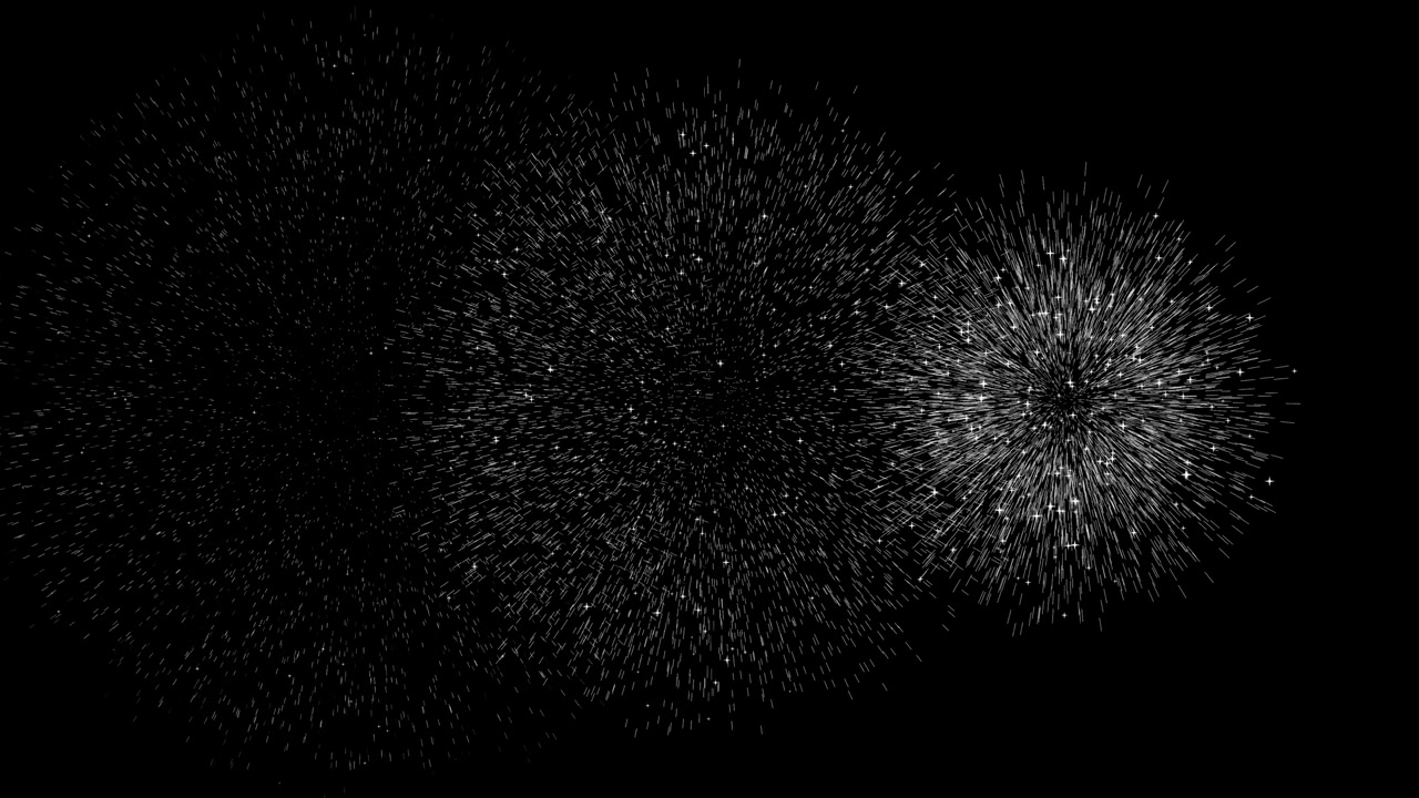 Fyrverkerianimation rörelsegrafik