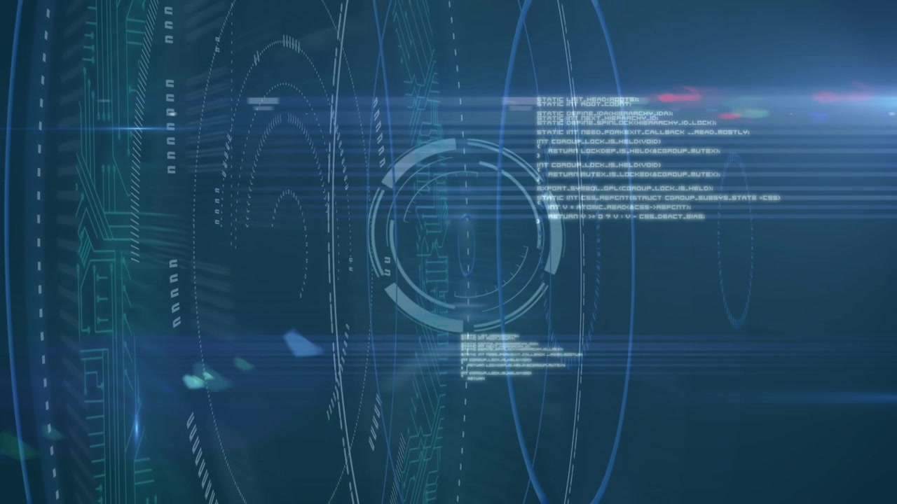 A digital interface concept that shows a processor board being scanned by scopes