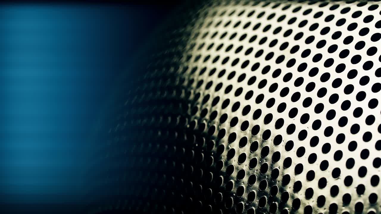 fondo con agujeros perforados.