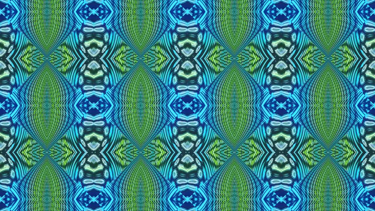 kaleidoscopio en movimiento. gráficos en movimiento de 4k