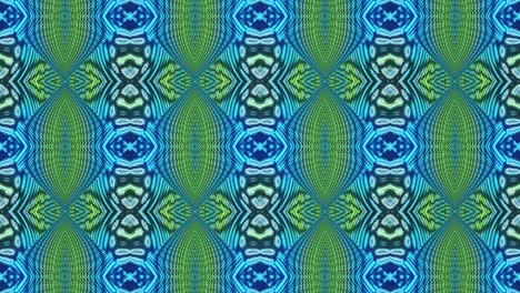 kaleidoscopio en movimiento. gráficos en movimiento de 4k