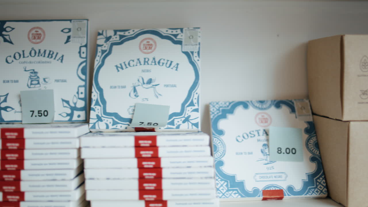 수공예 초콜릿 선택 전시