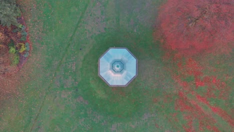 mirador del parque vista de pájaro metraje en movimiento drone 3840x2160
