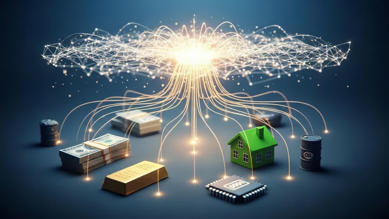 Visual Representation of Wealth Generation Processes: Digital Assets, Traditional Investments, and Economic Growth Interconnected by a Network of Energetic Streams