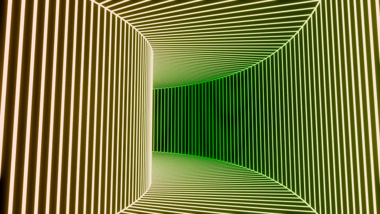 túnel de resplandor abstracto