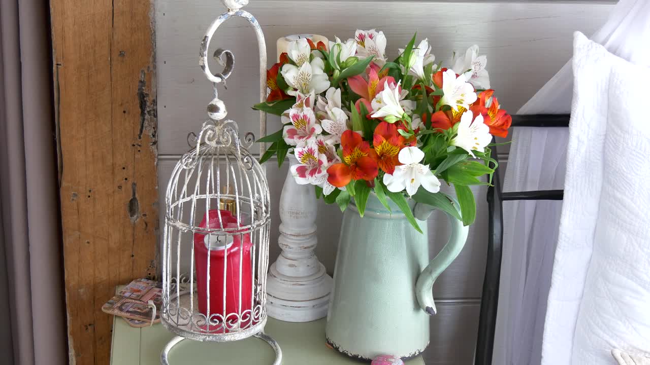 tiro de hermosa flor de boda o ramo