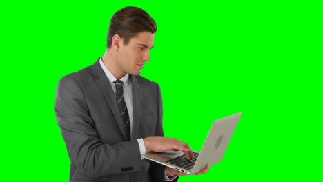 Businessman-using-laptop