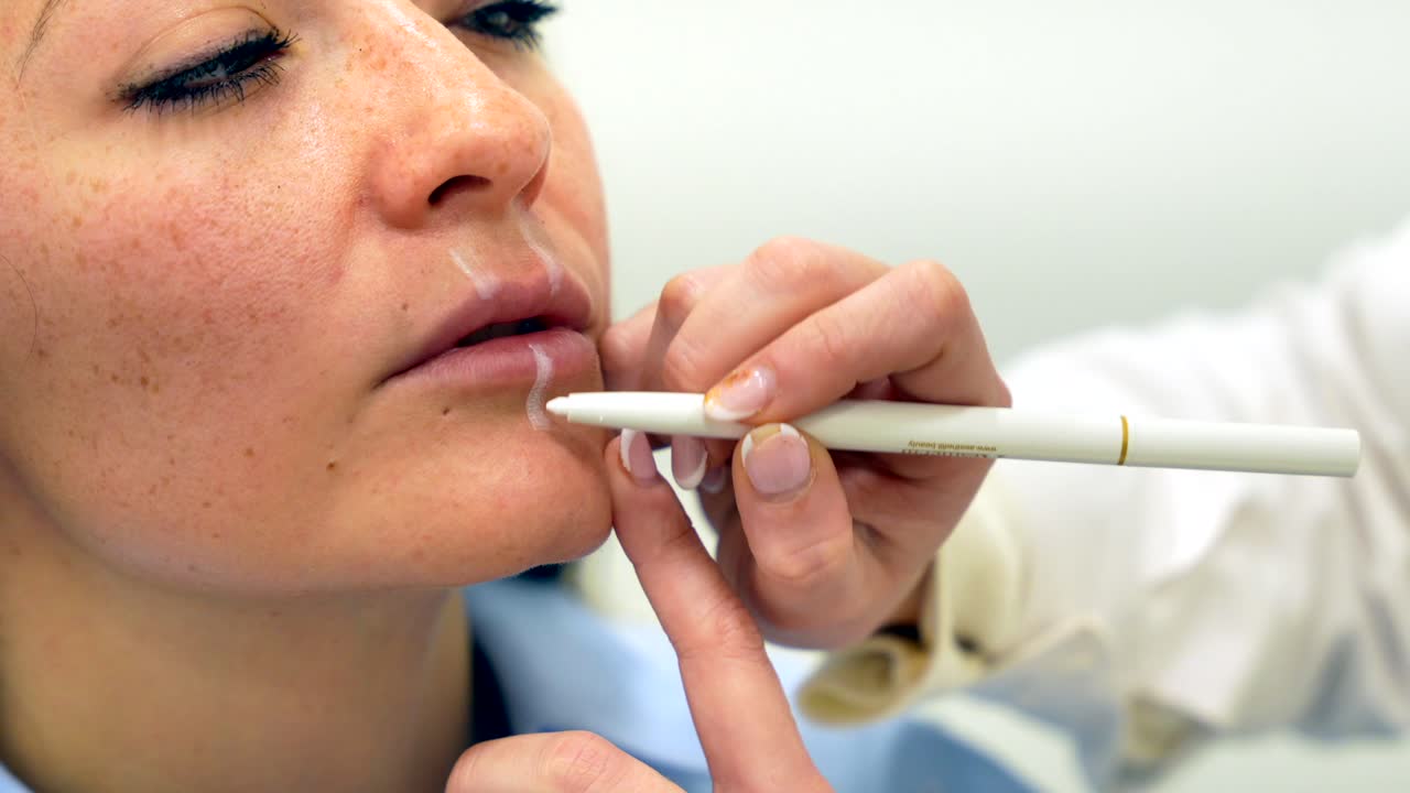 procedimiento de aumento de los labios