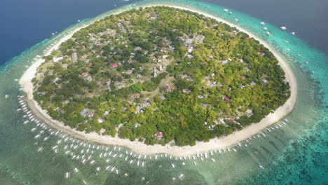 aerial shot of the virgin island, bohol, philippines