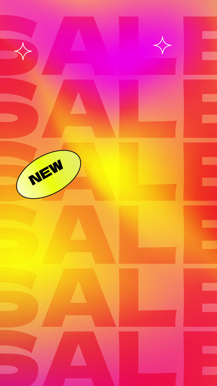 Fashionable Woman Promoting a Sale