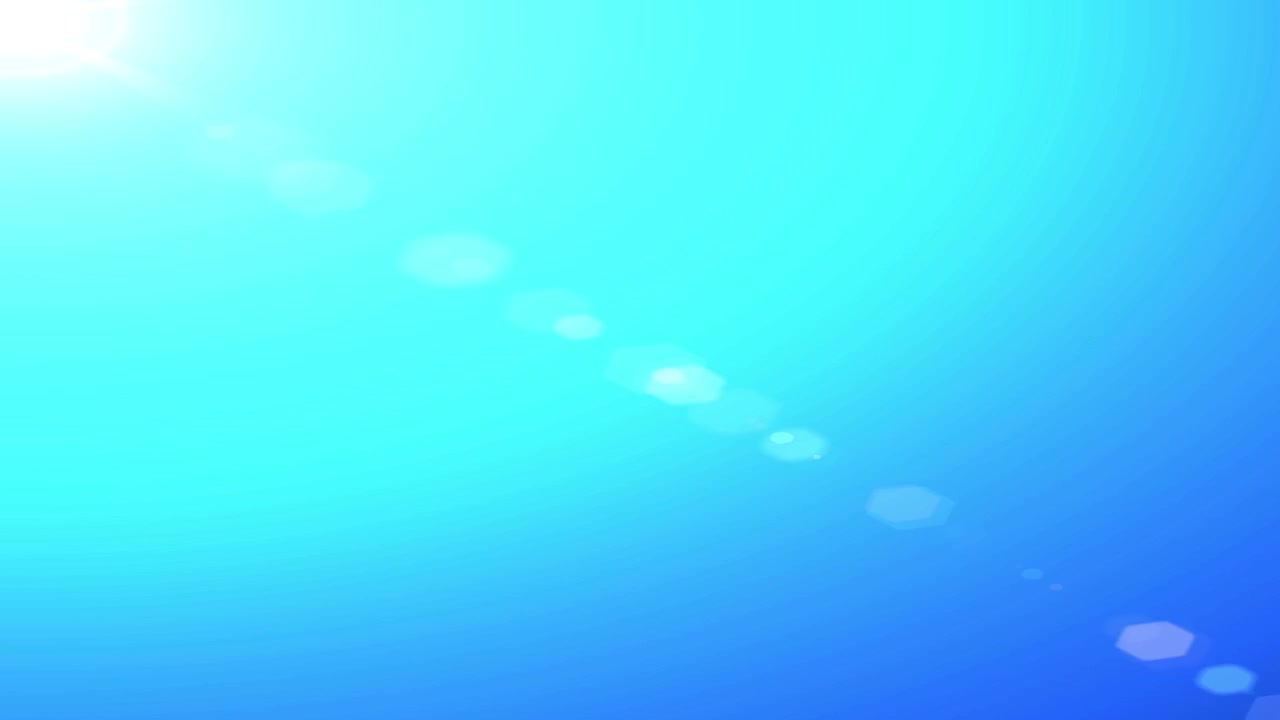 Transizione di Luce Dinamica con Bagliore Lente Blu e Ciano