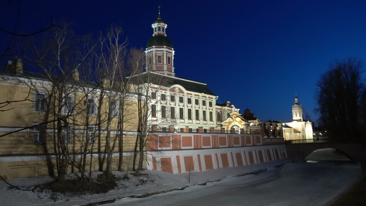 лавра святого александра невского или монастырь святого александера невского, санкт-петербург, россия,