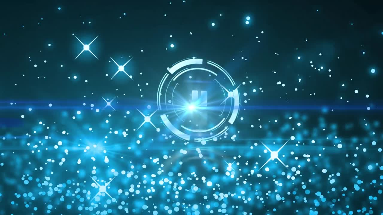 검은 바탕에 스 ⁇  스캐닝 위의 빛 반점의 애니메이션