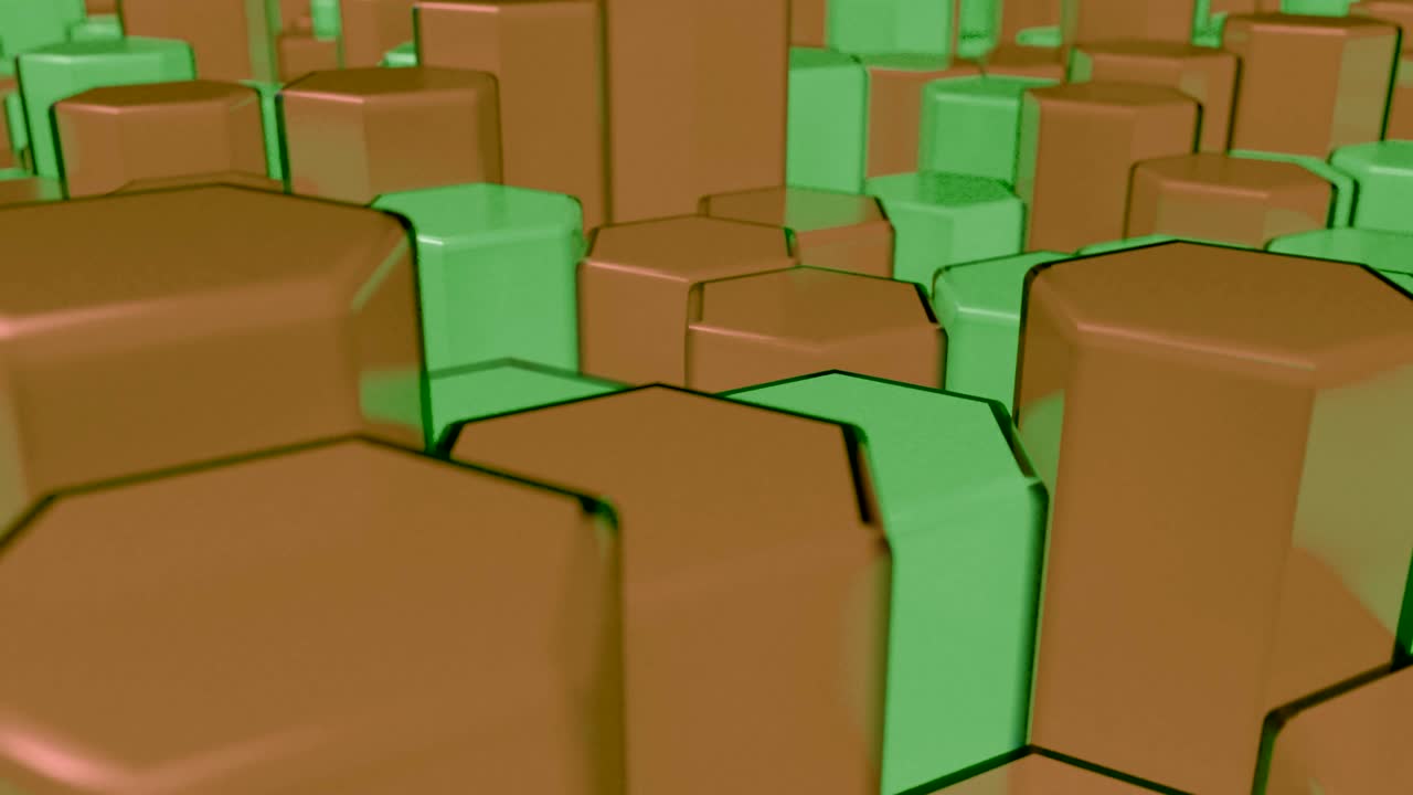 una cuadrícula de panal de ciencia ficción abstracta.