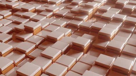 el bucle sin costuras moderno que satisface la animación 3d. fondo de concepto 3d sin fin con elementos multicolores. fondo animado abstracto de renderizado 3d