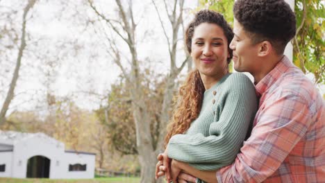 Video-of-biracial-couple-spending-time-in-the-garden