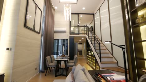 luxurious duplex apartment decoration walkthrough