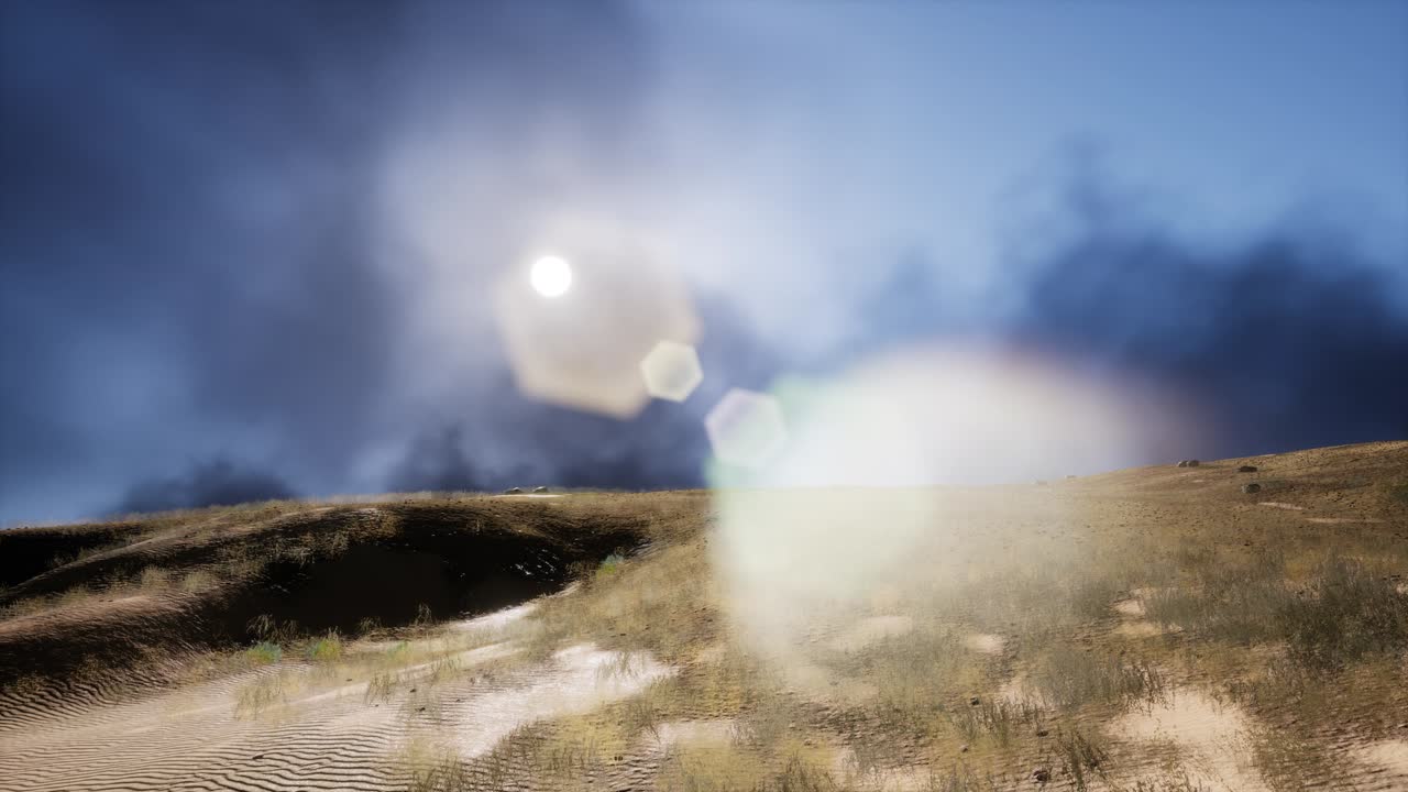 사하라 사막 의 에르그 체비 모래 언덕