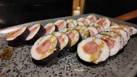 hot dog sushi rolls