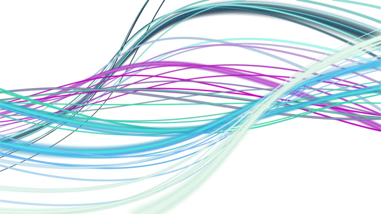 천천히 회전하는 줄무 객체와 함께 환상적인 애니메이션, 4096x2304 루프 4k