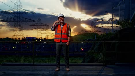 engineer at a power plant