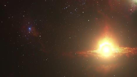 a bright light in the star-studded universe