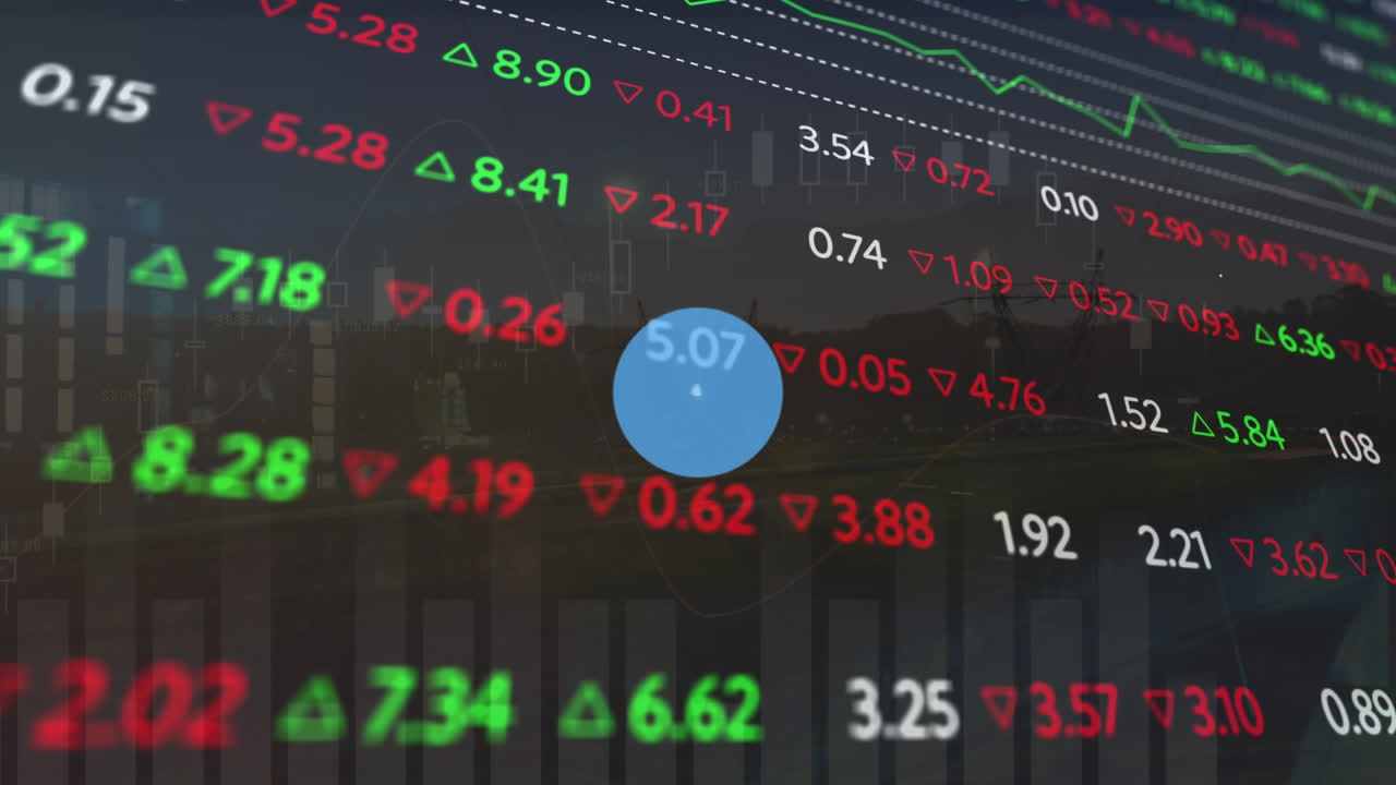 이진 코드를 통해 아이콘으로 연결 네트워크의 애니메이션