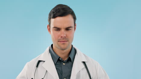 Burnout,-man-and-doctor-with-stress