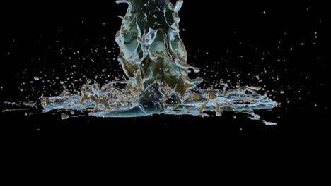 liquid splash simulation