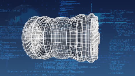 Digital 3D model of a turbine