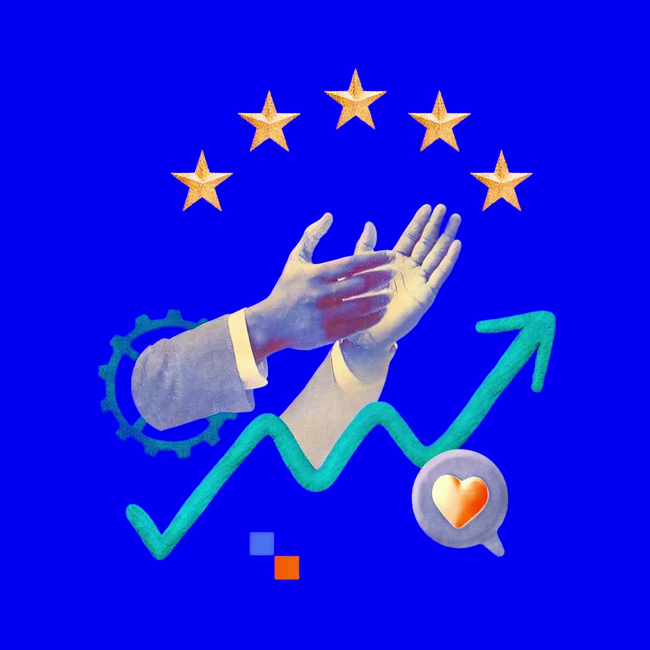 Success, growth, appreciation, excellence, achievement animation, transparent 4K video, green screen