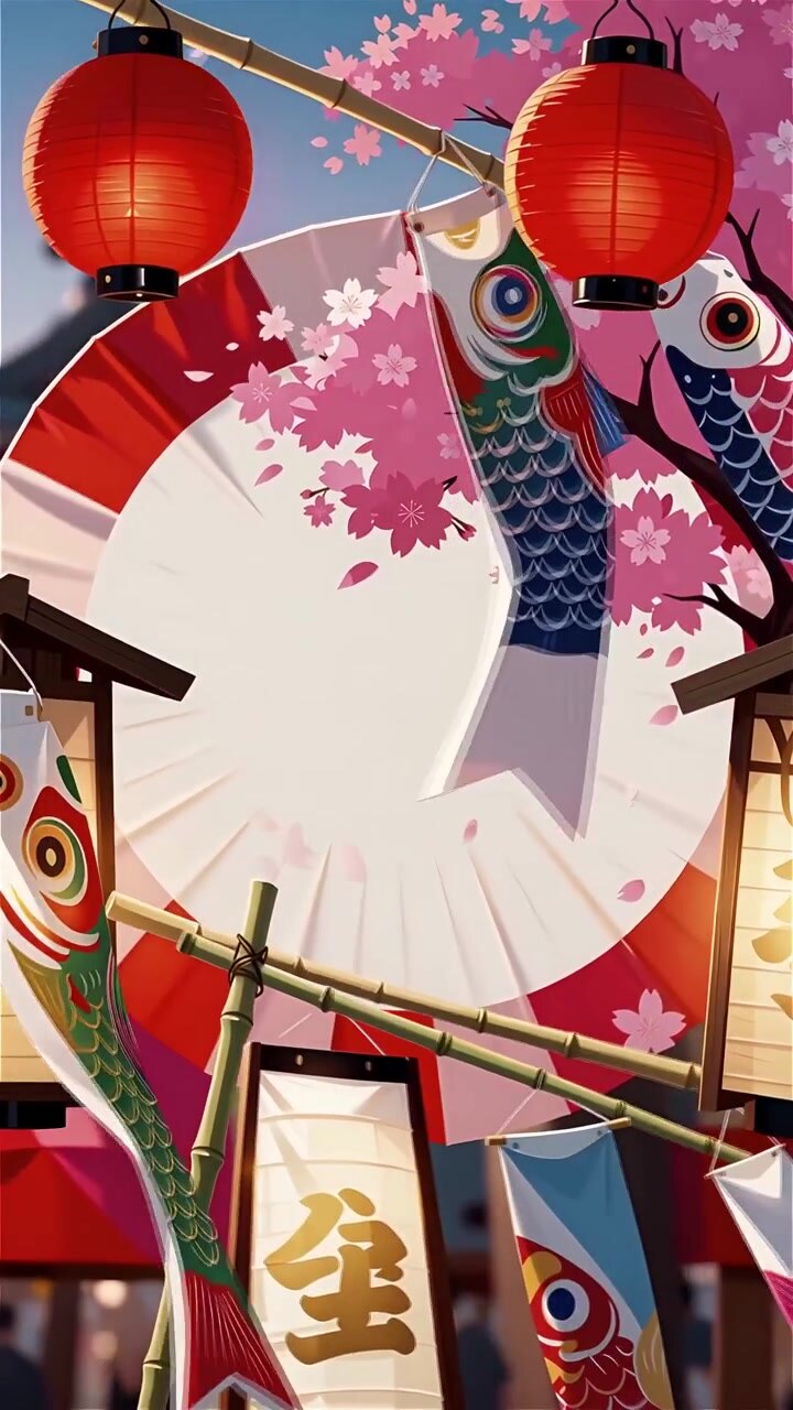 Sfondo Animato Cultura Giapponese 4K
