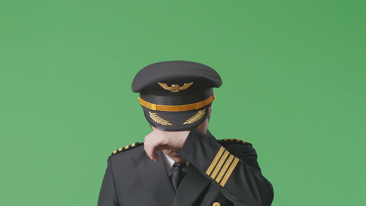 Pilota in uniforme