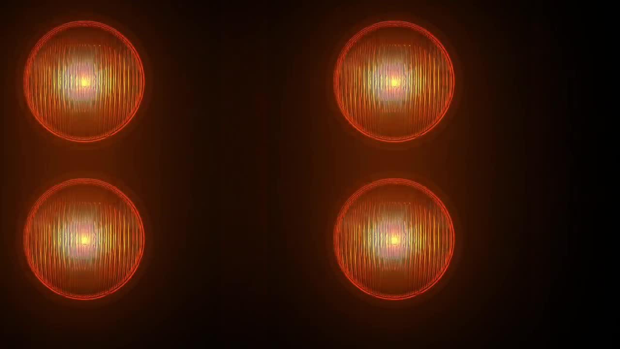 Oransje scenelys