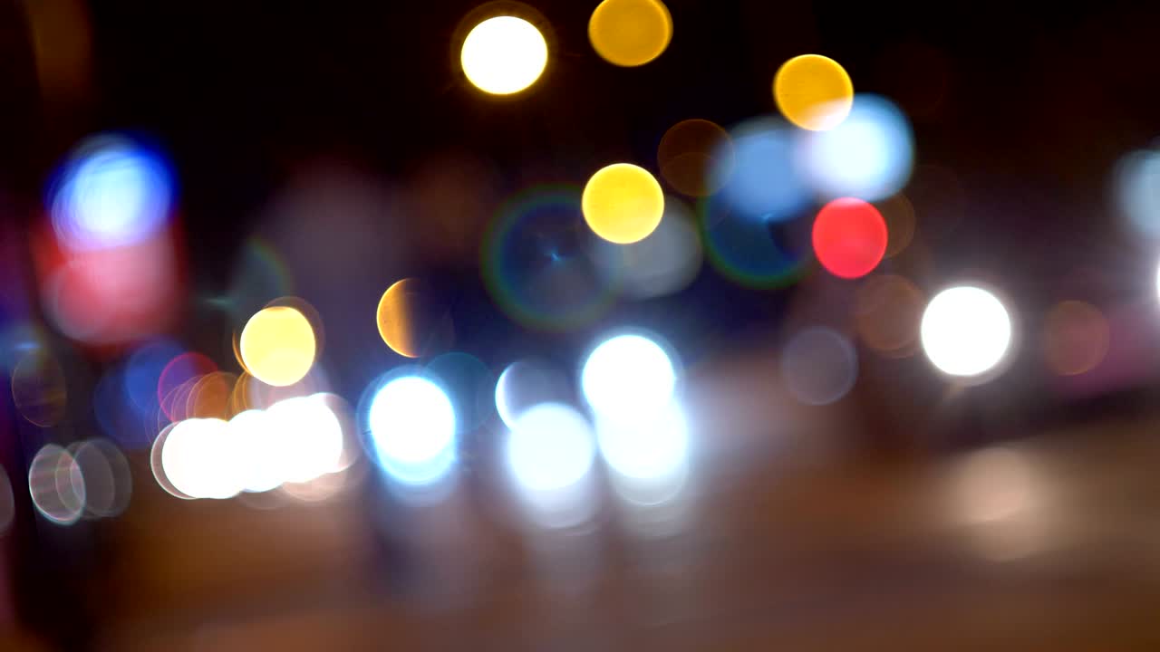 도시의 밤 시간