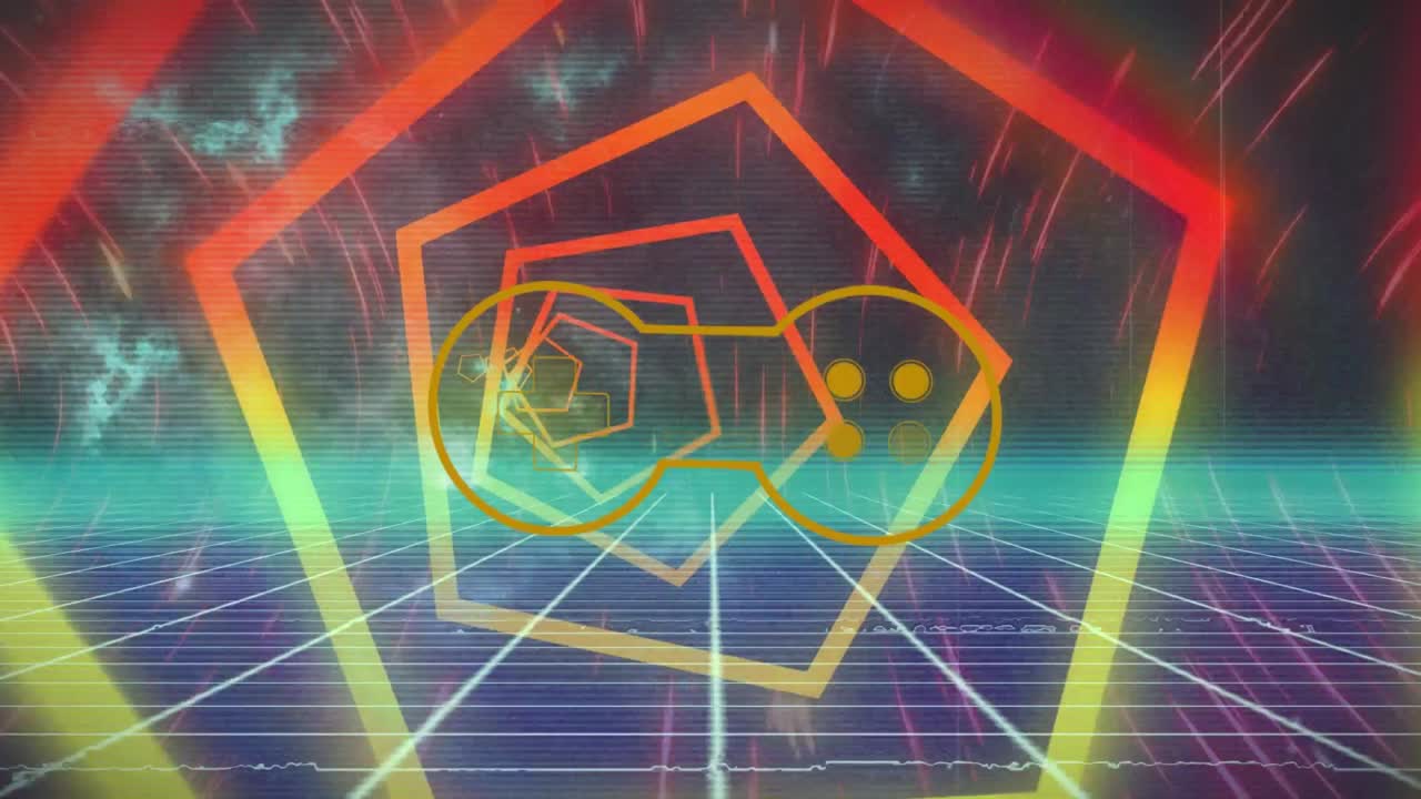 animación del icono del gamepad sobre las formas